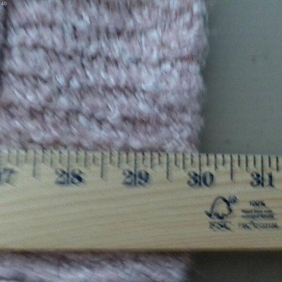 BB DAKOTA  by Steve Madden NWT Long Sleeve Open Front Pink Cardigan w/ Pockets L - Picture 9 of 9